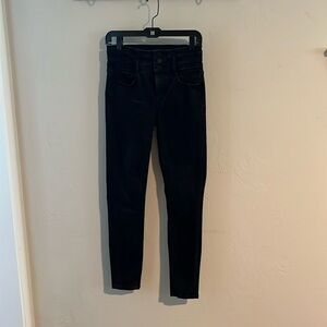 Black high rise skinny jeans